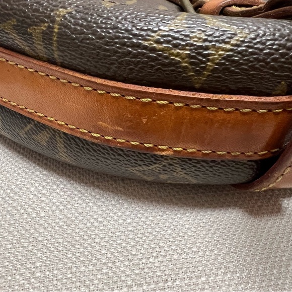 Louis Vuitton Vtg 80’s Chantilly MM Monogram Crossbody Shoulder Bag Brown Purse - Picture 14 of 17